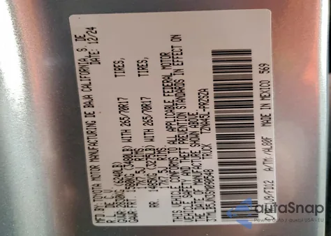 2025 Toyota Tacoma Double Cab из США, поврежденный, VIN 3TMLB5JN3SM090548